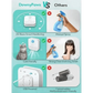 White Air Purifier with Blue Light Downypaws Litter Box - GiFTiFY