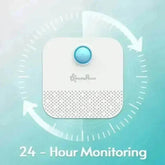 White Air Purifier with Blue Light Downypaws Litter Box - GiFTiFY