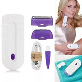 White Electric Ladies Body Epilator Induction Shaver - GiFTiFY