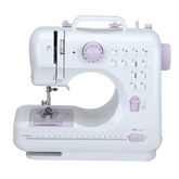 White and Lavender Electric Sewing Machine Metal Thread Cutting - GiFTiFY