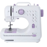 White and Lavender Electric Sewing Machine Metal Thread Cutting - GiFTiFY