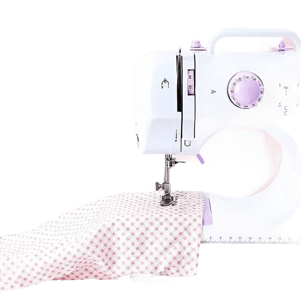 White Lavender Mini Electric Sewing Machine Portable - GiFTiFY