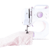 White Lavender Mini Electric Sewing Machine Portable - GiFTiFY