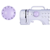 White Lavender Mini Electric Sewing Machine Portable - GiFTiFY