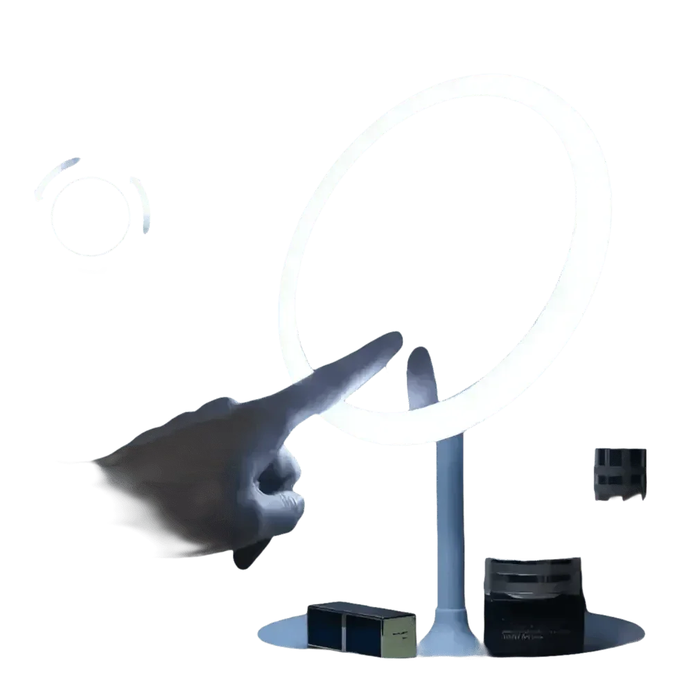 White LED Daylight Makeup Mirror USB Battery - GiFTiFY