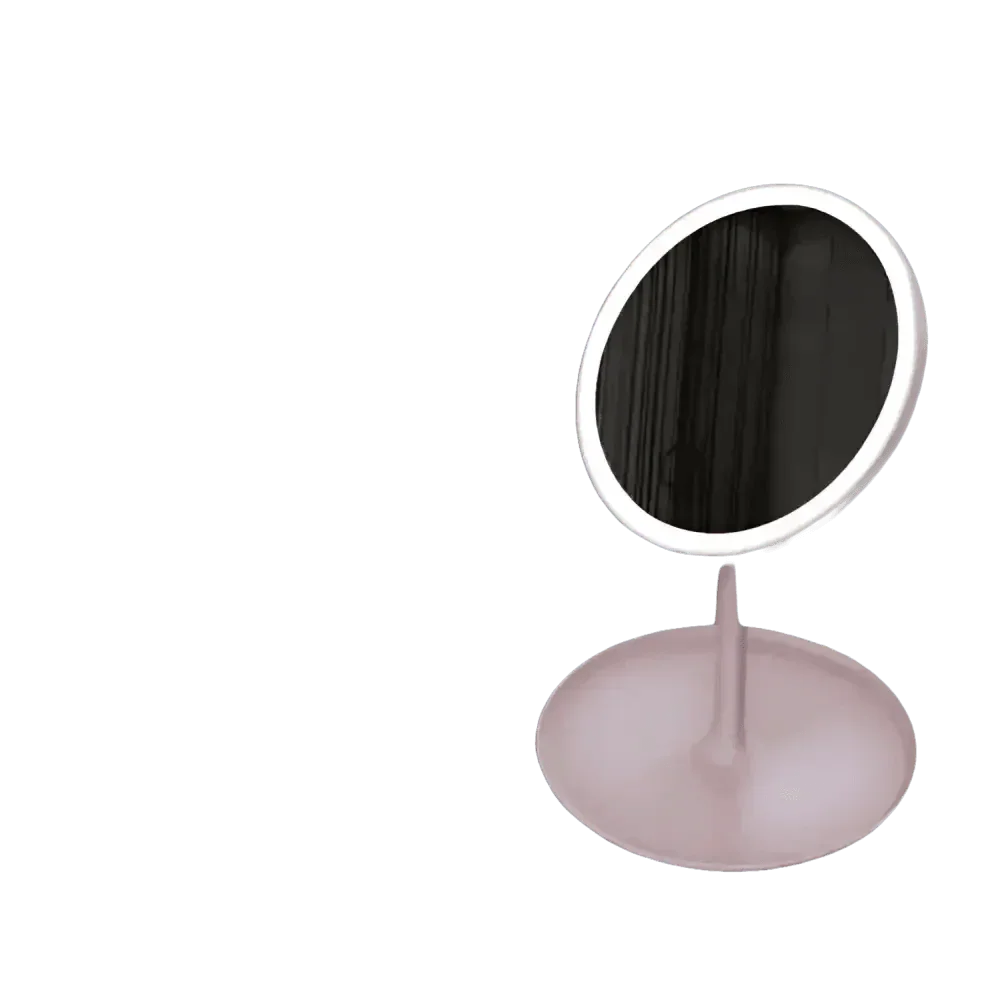 White LED Daylight Makeup Mirror USB Battery face mirror by Rockbrook Daily Store