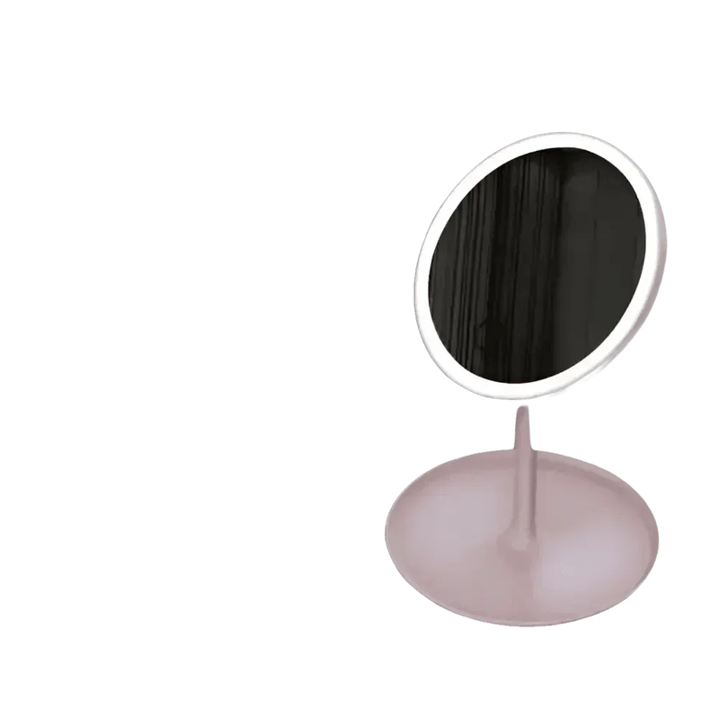 White LED Daylight Makeup Mirror USB Battery face mirror by Rockbrook Daily Store
