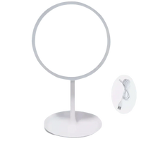 White LED Daylight Makeup Mirror USB Battery
