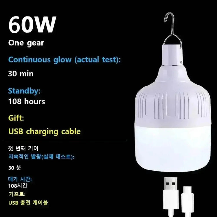 White LED Portable Camping Lights Emergency Bulb - GiFTiFY