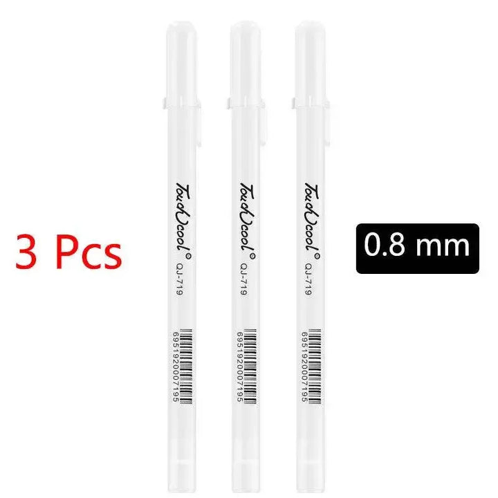 White Oily Marker Pen Set - GiFTiFY