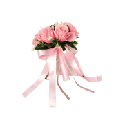 White Rose Wedding Bouquet Artificial Silk Rose - GiFTiFY