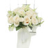 White Silk Flowers Wedding Bouquet - GiFTiFY