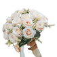 White Silk Flowers Wedding Bouquet - GiFTiFY