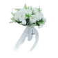 White Silk Flowers Wedding Bouquet - GiFTiFY