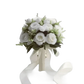 White Silk Flowers Wedding Bouquet - GiFTiFY
