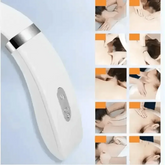 White Silver Portable Cervical Massager - GiFTiFY