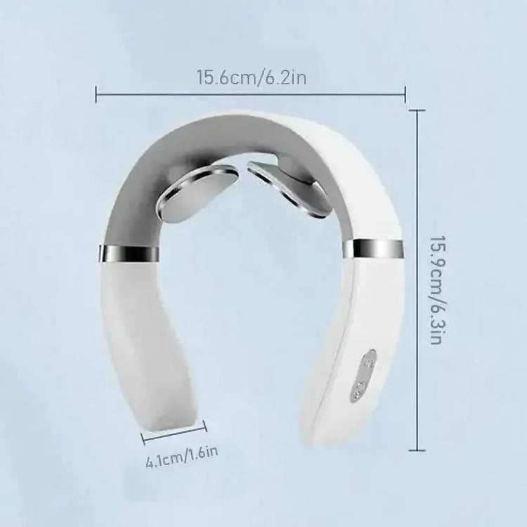 White Silver Portable Cervical Massager - GiFTiFY