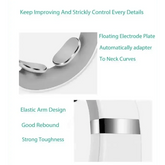 White Silver Portable Cervical Massager - GiFTiFY