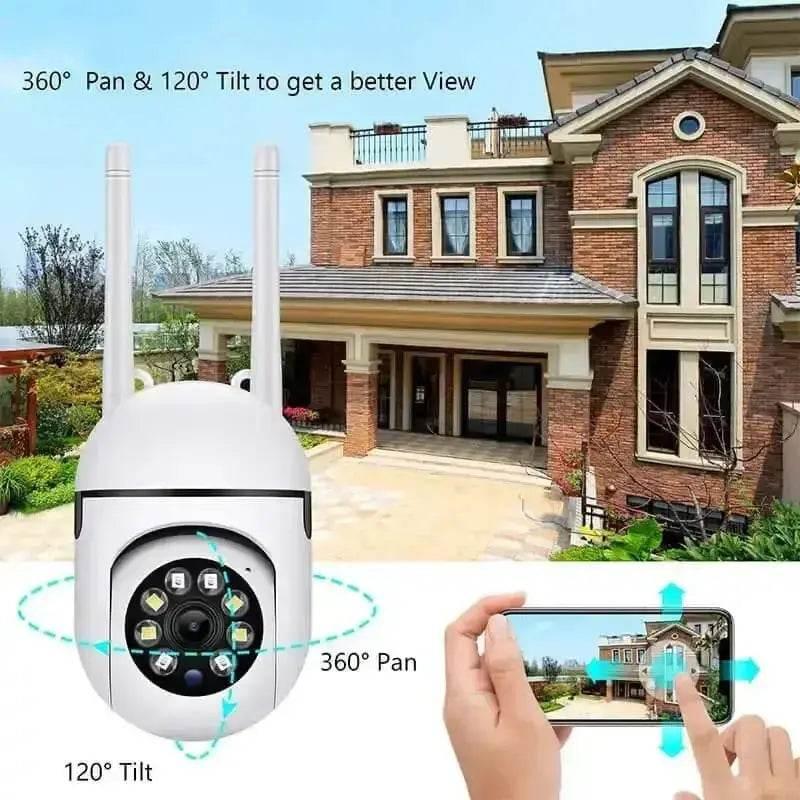 White WiFi IP Camera Smart Home Surveillance - GiFTiFY