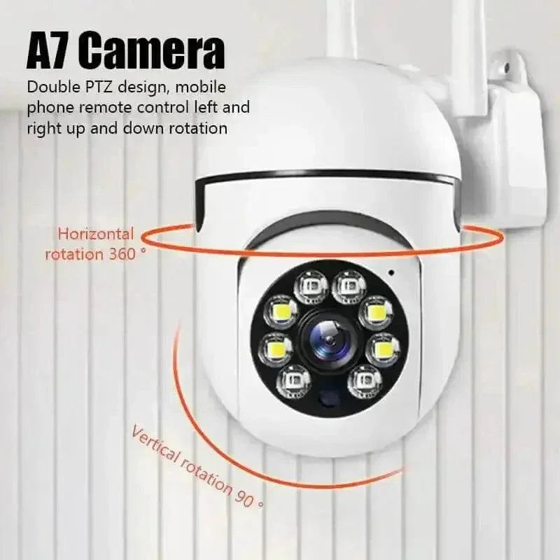 White WiFi IP Camera Smart Home Surveillance - GiFTiFY