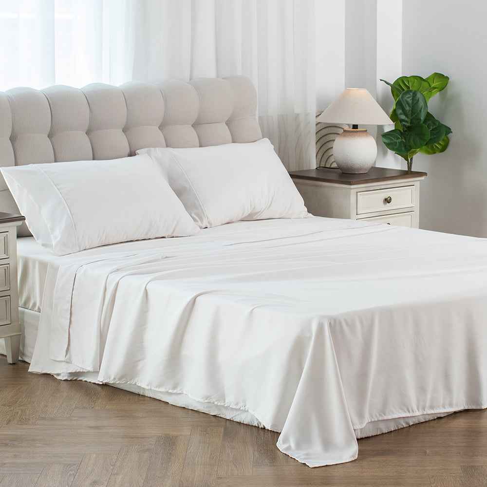 Kasentex Soft Sheet Bedding Set in Deep Pocket, Hypoallergenic and Breathable, Room Decor, Graduation Gifts
