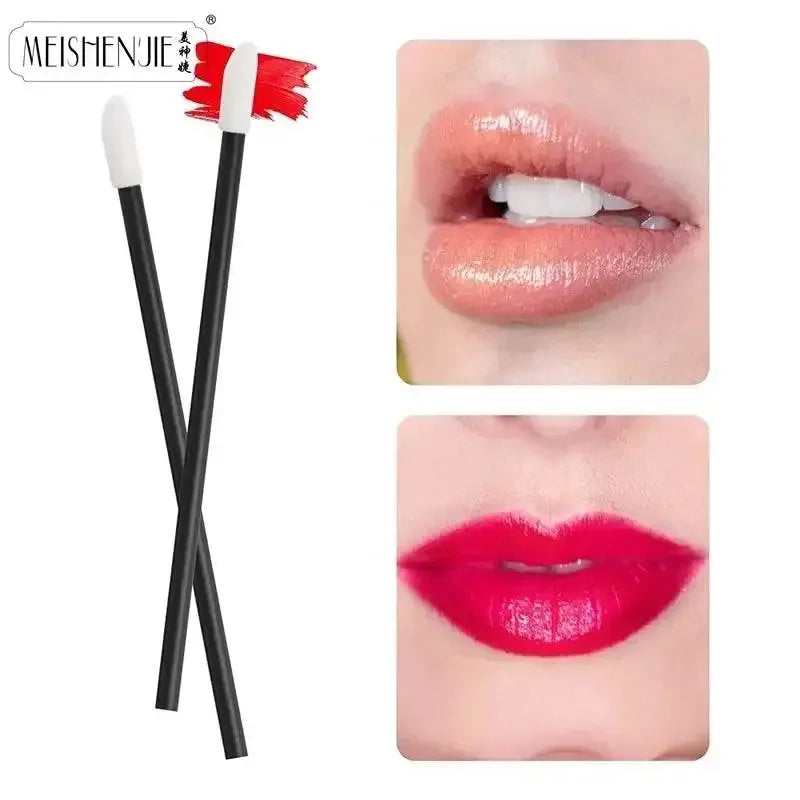 Wholesale 50/1000pcs Lip Brushes Applicators Eyelashes Brush Lipstick Brush Lip Gloss Applicator Wands Makeup Beauty Tool - GiFTiFY