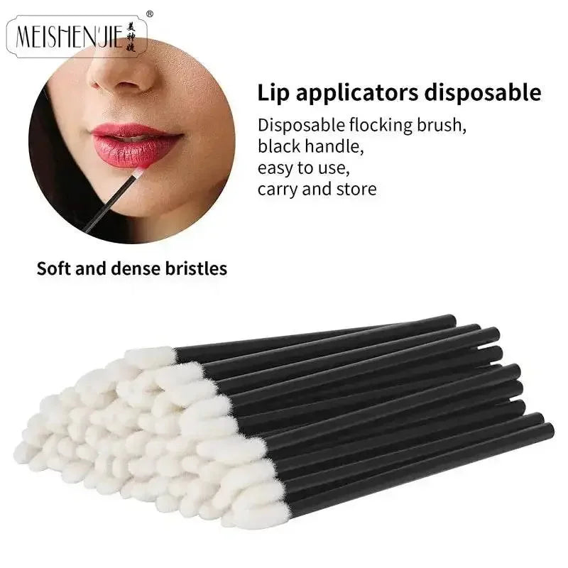 Wholesale 50/1000pcs Lip Brushes Applicators Eyelashes Brush Lipstick Brush Lip Gloss Applicator Wands Makeup Beauty Tool Lip Brushes Applicators by Dropshee