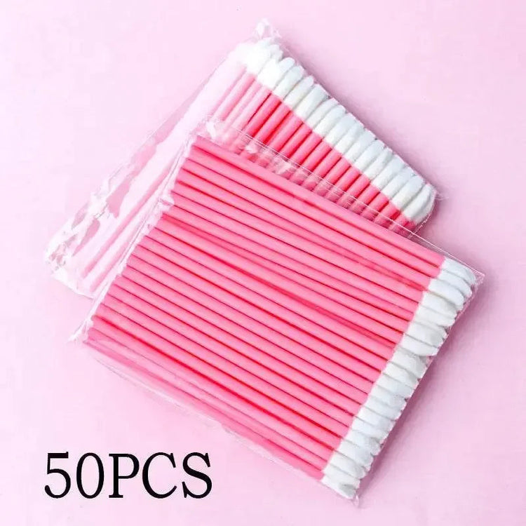 Wholesale 50/1000pcs Lip Brushes Applicators Eyelashes Brush Lipstick Brush Lip Gloss Applicator Wands Makeup Beauty Tool - GiFTiFY