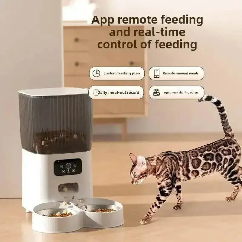 WiFi Single Bowl Cat Automatic Feeder pet feeder by DSERS