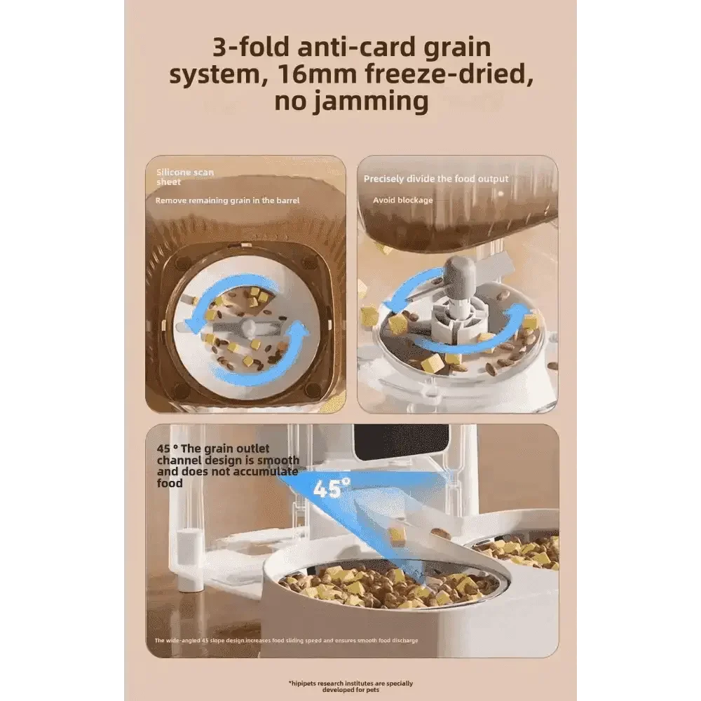 WiFi Single Bowl Cat Automatic Feeder pet feeder by DSERS