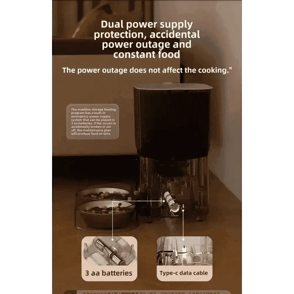 WiFi Single Bowl Cat Automatic Feeder pet feeder by DSERS