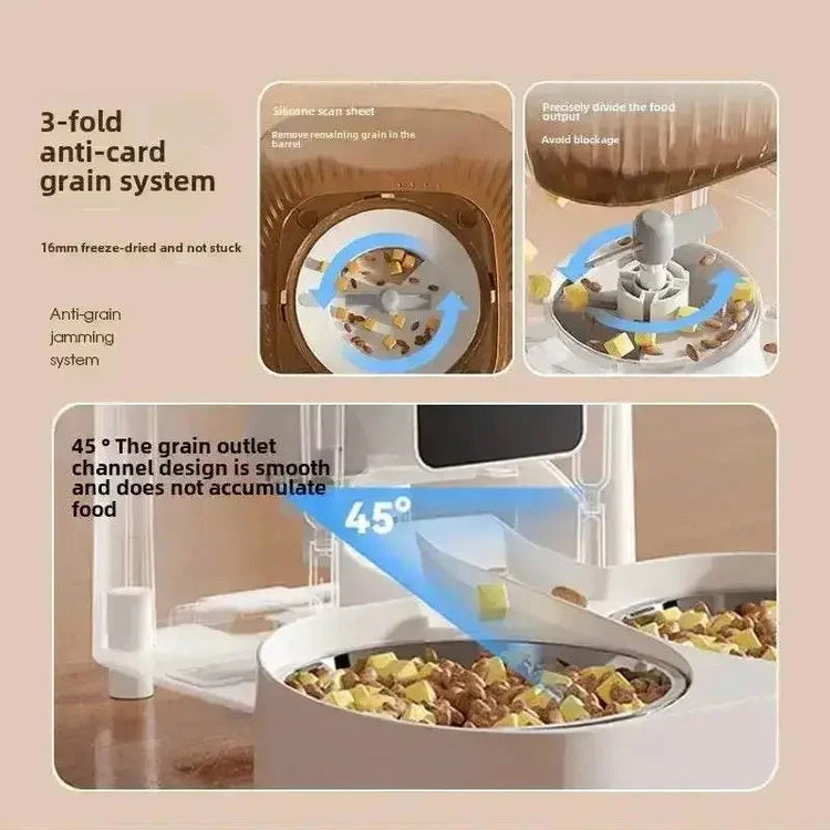 WiFi Single Bowl Cat Automatic Feeder - GiFTiFY