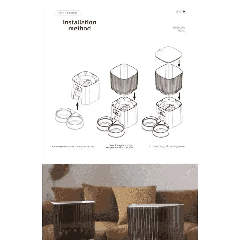 WiFi Single Bowl Cat Automatic Feeder - GiFTiFY