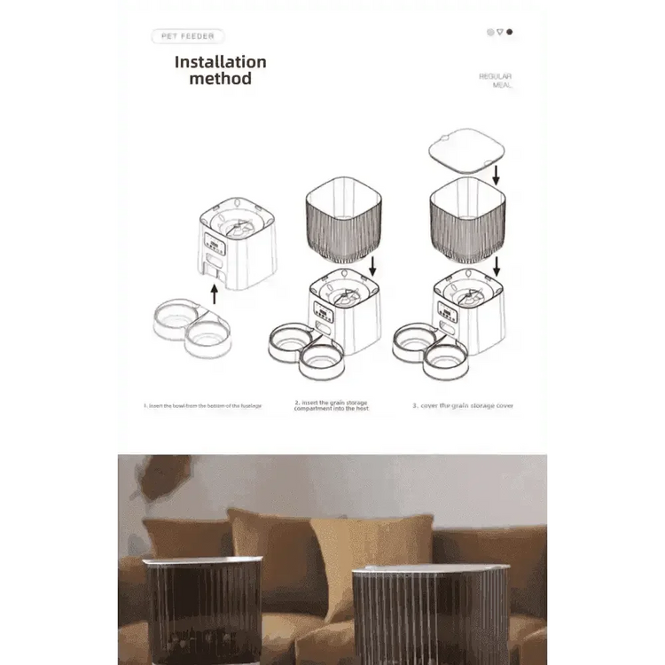 WiFi Single Bowl Cat Automatic Feeder - GiFTiFY