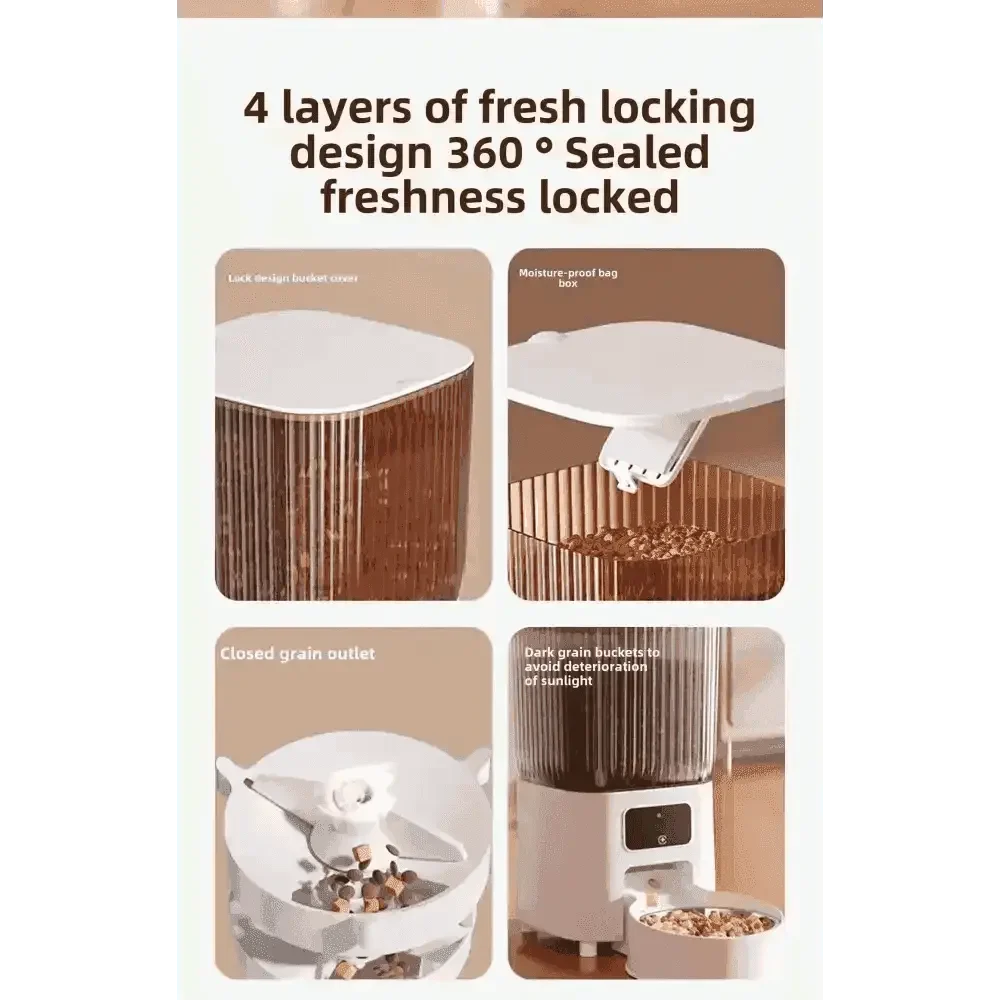 WiFi Single Bowl Cat Automatic Feeder pet feeder by DSERS