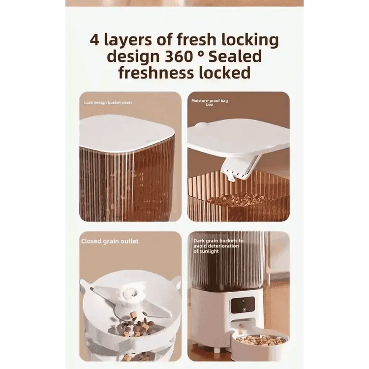 WiFi Single Bowl Cat Automatic Feeder - GiFTiFY