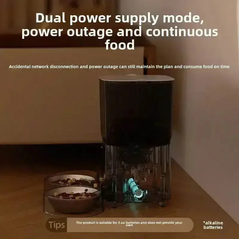 WiFi Single Bowl Cat Automatic Feeder - GiFTiFY