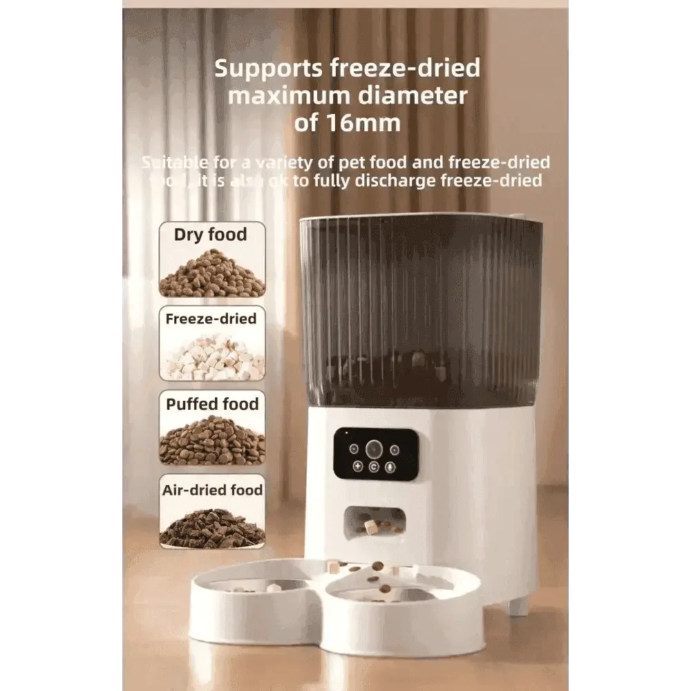 WiFi Single Bowl Cat Automatic Feeder - GiFTiFY