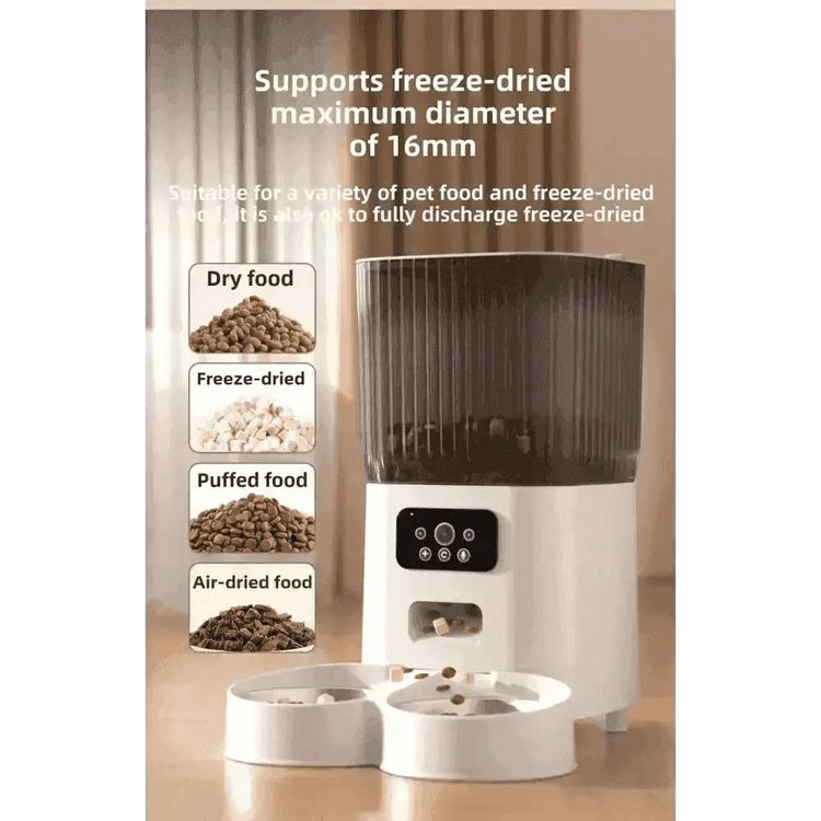 WiFi Single Bowl Cat Automatic Feeder - GiFTiFY