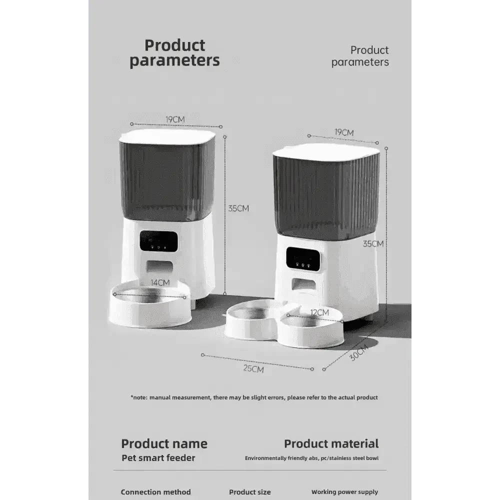 WiFi Single Bowl Cat Automatic Feeder - GiFTiFY