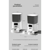 WiFi Single Bowl Cat Automatic Feeder - GiFTiFY