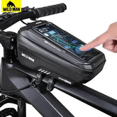 WILD MAN Mountain Bike Bag Front Handlerbar Bag Rainproof 6.8inch Mobile Phone Case Bicycle Top Tube Bag Cycling Accessories - GiFTiFY