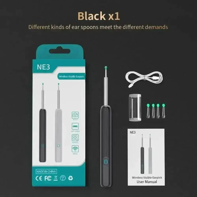 Wireless Ear Cleaning Mobile phone Link Camera LED light Wireless Ear Endoscope Earwax Cleaning - GiFTiFY