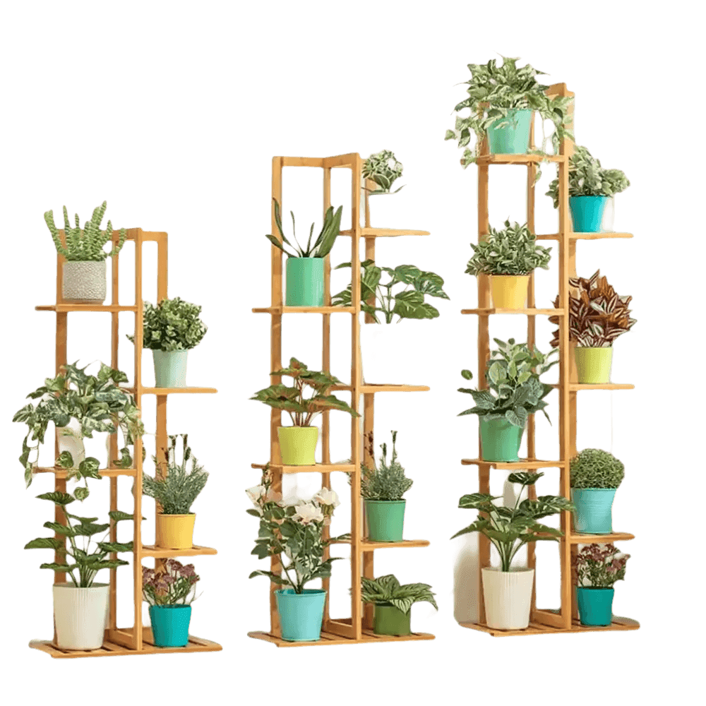 Tier Plant Stand Rack Colorful Flower Pot Holder Plant Stand by unhohome Store