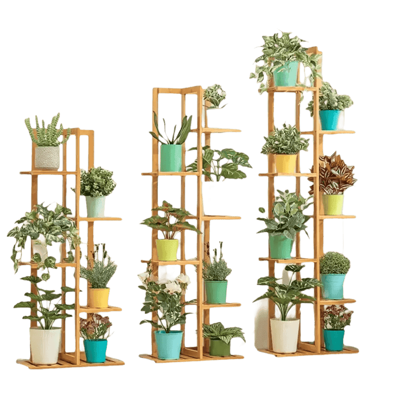 Tier Plant Stand Rack Colorful Flower Pot Holder Plant Stand by unhohome Store