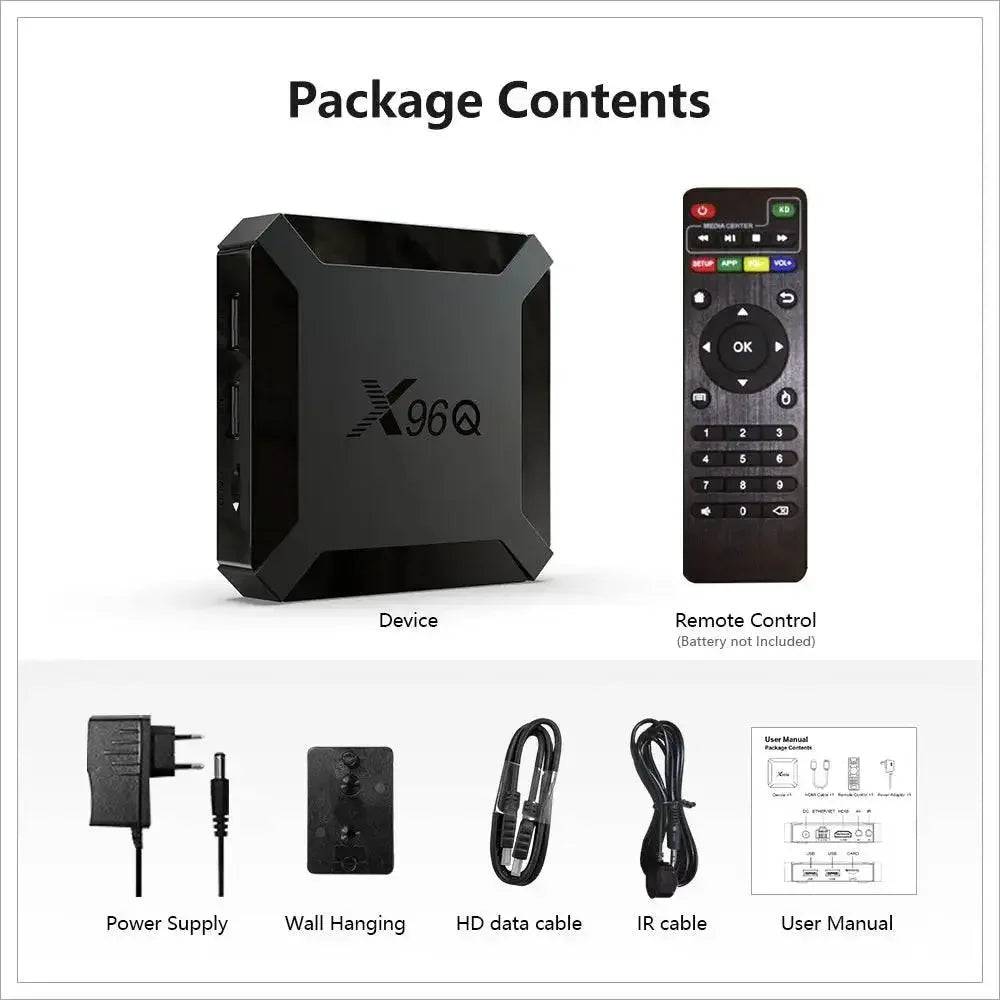 X96Q Android 10.0 4K Smart TV Box TV BOX by Dropshee