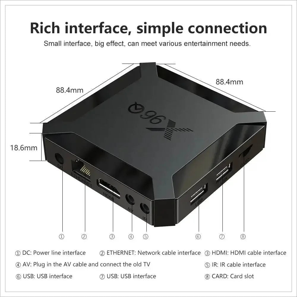 X96Q Android 10.0 4K Smart TV Box TV BOX by Dropshee