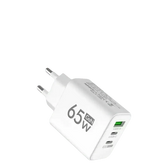 Yellow 65W GaN USB Charger Type C Adapter USB Charger by Cellphone 3C Store