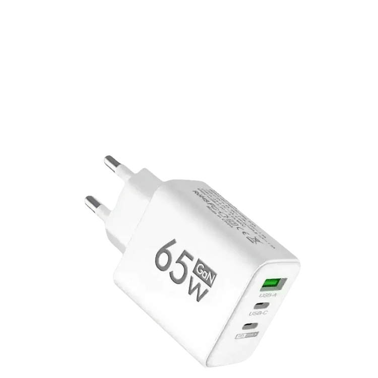 Yellow 65W GaN USB Charger Type C Adapter USB Charger by Cellphone 3C Store