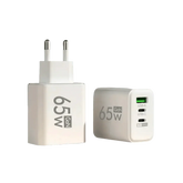 Yellow 65W GaN USB Charger Type C Adapter USB Charger by Cellphone 3C Store